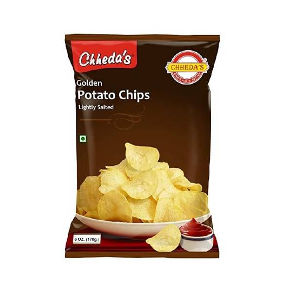 Chheda Golden Potato Chips -Lightly Salted